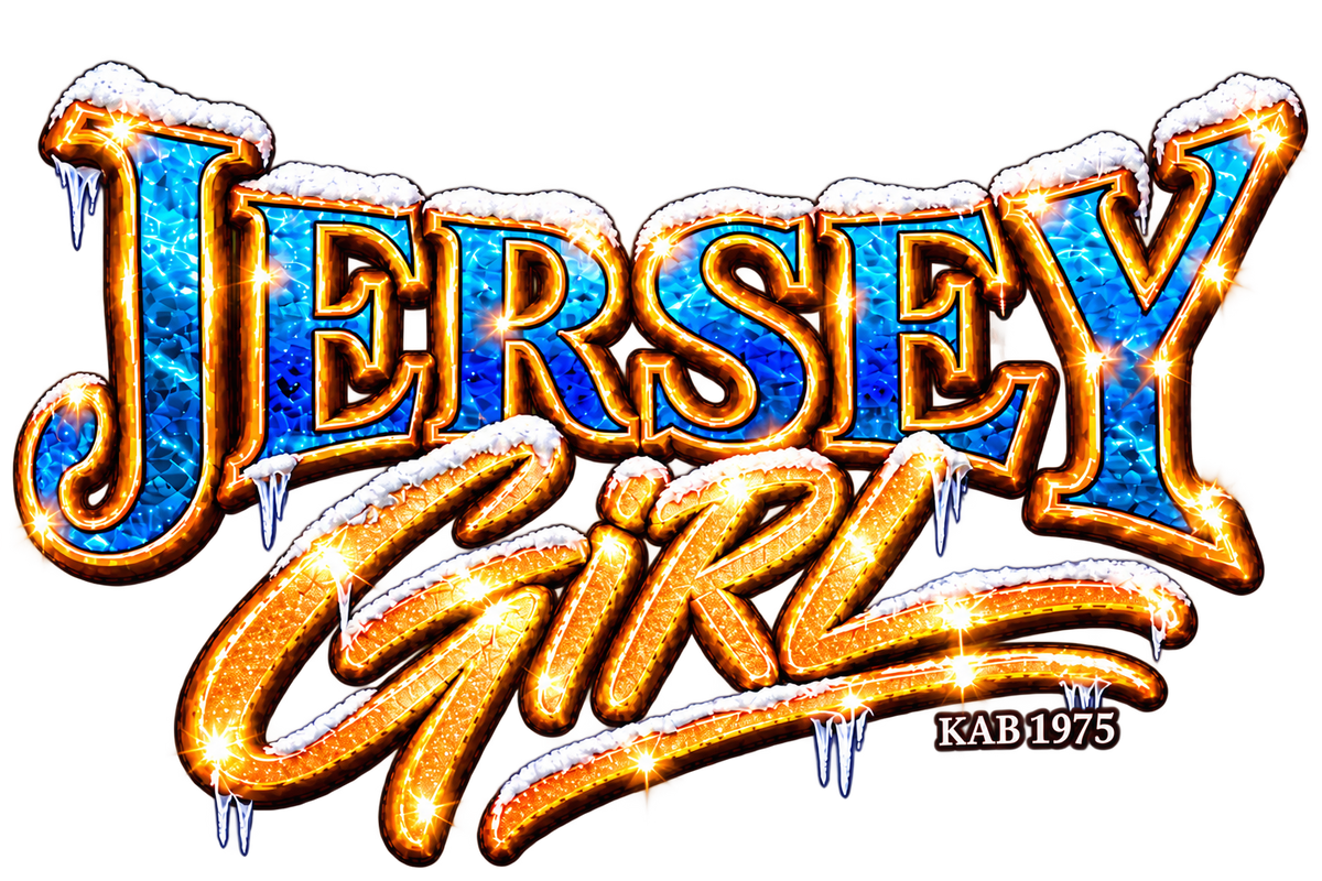 Matching Jersey Girl lettering for front print
