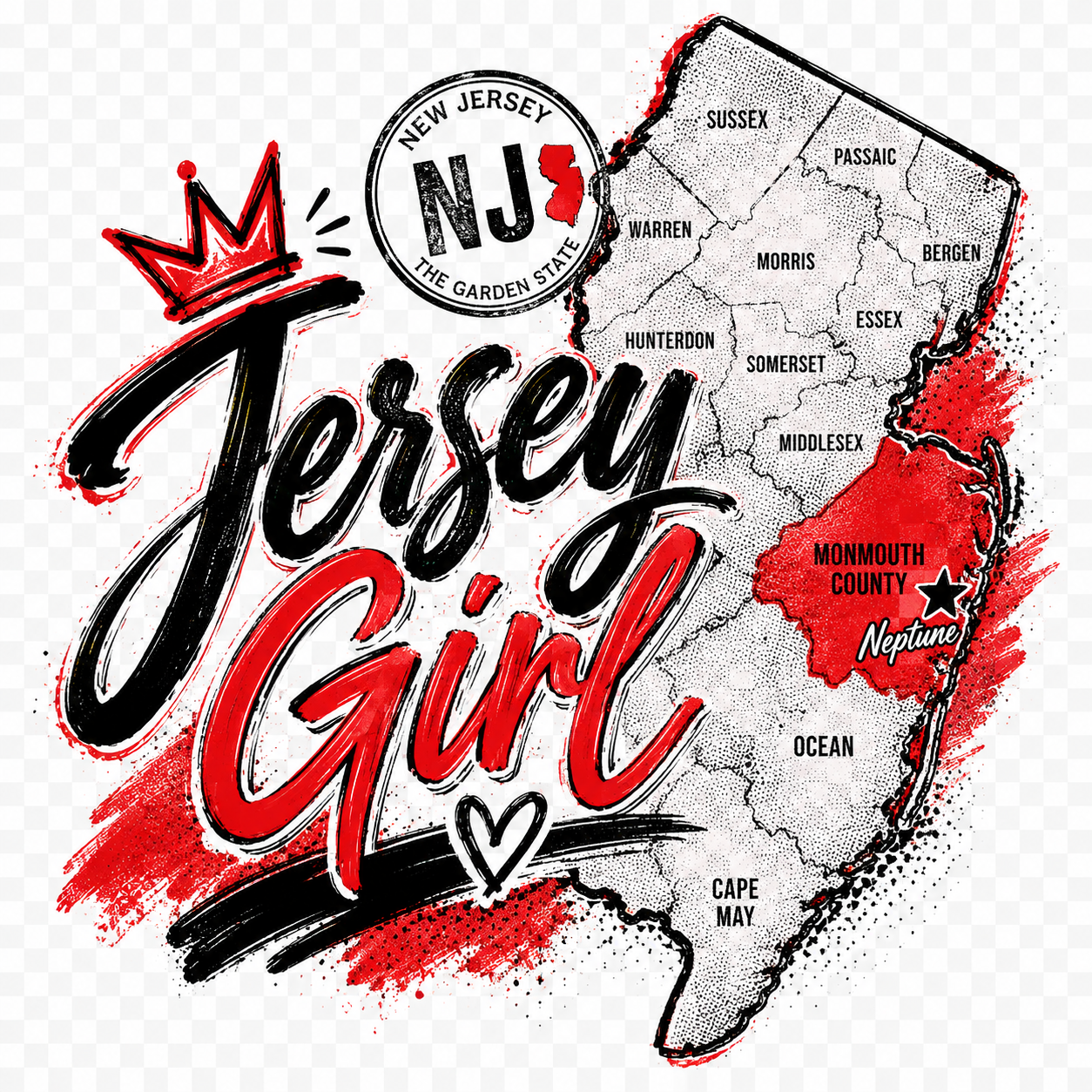 Jersey Girl – Classic Neptune Tee