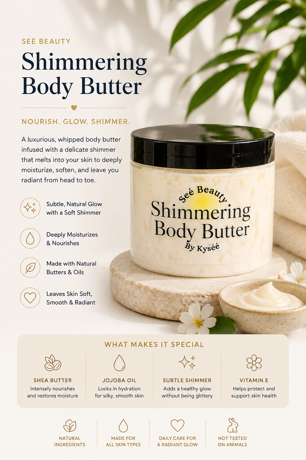 Shimmering Viral Body Butter